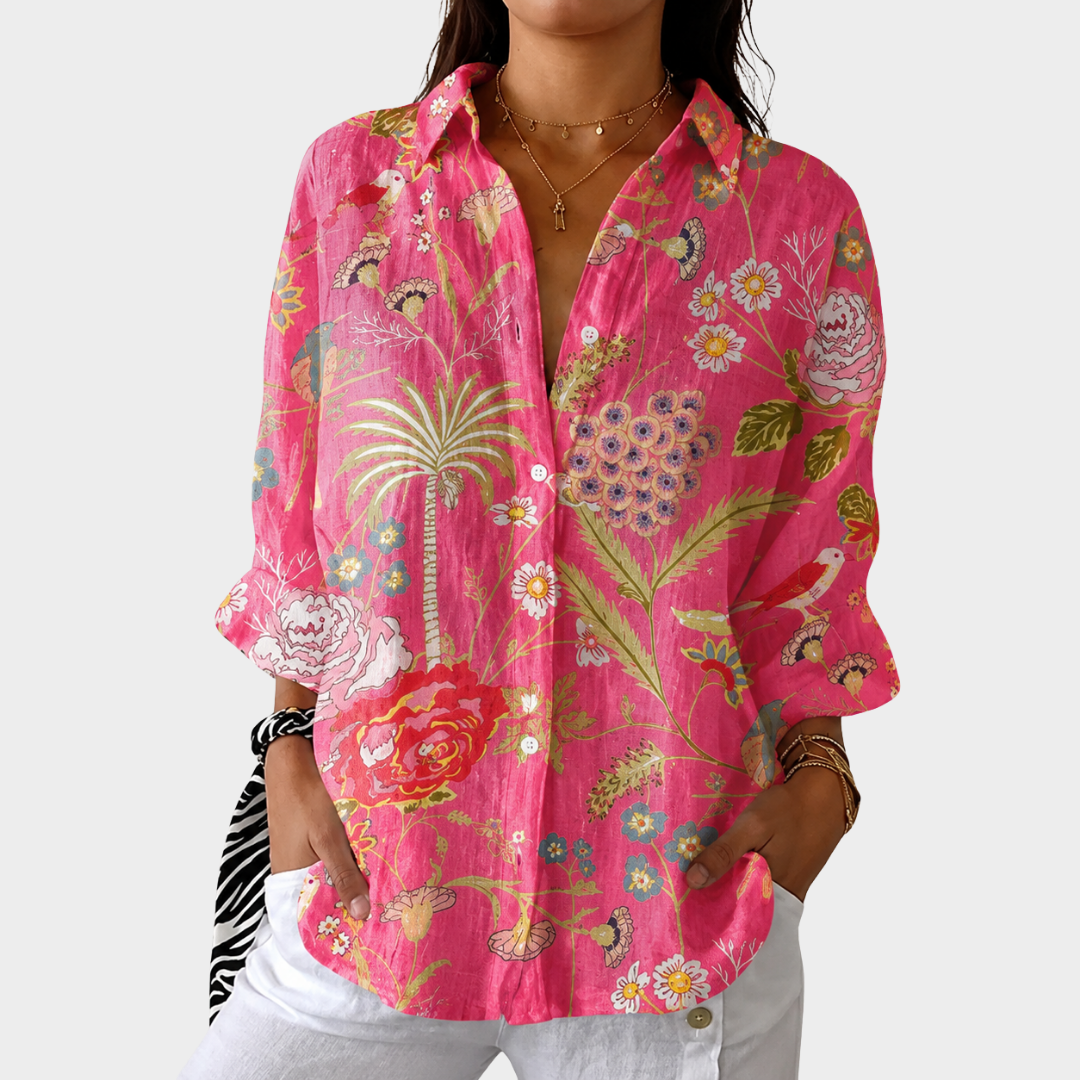 BROOKLYN | LIGHT AND COLOURFUL PRINTED BLOUSE