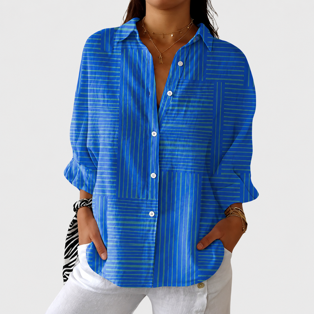 ABIGAIL | LIGHT AND COLOURFUL PRINTED BLOUSE