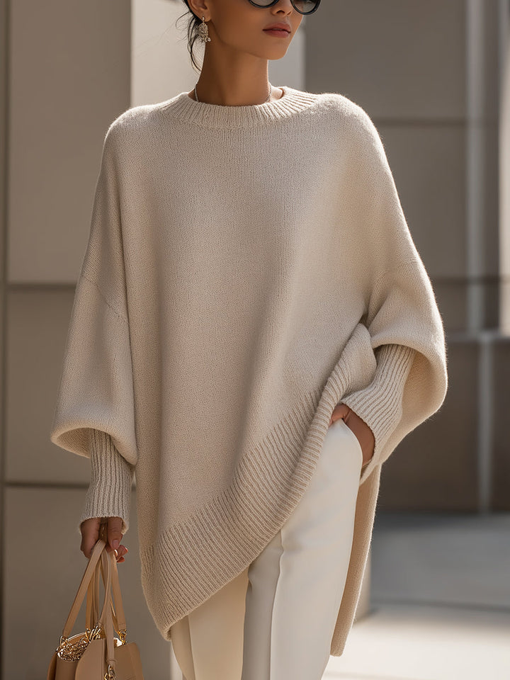 Isolde | Oversized Drape Knit Jumper
