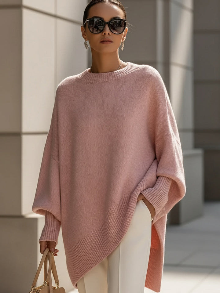 Isolde | Oversized Drape Knit Jumper