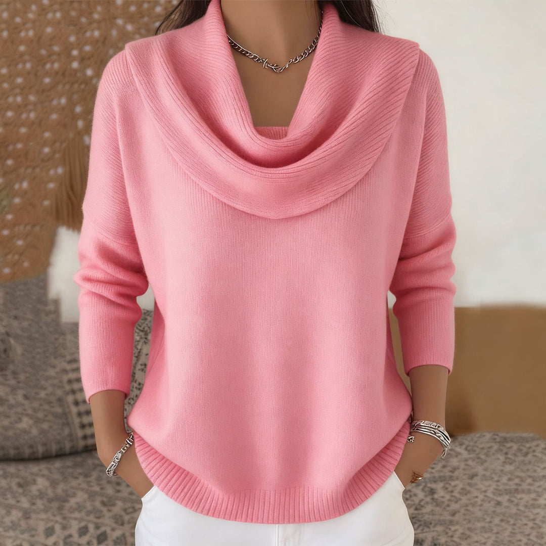 Vivienne | Cowl Neck Knit Jumper