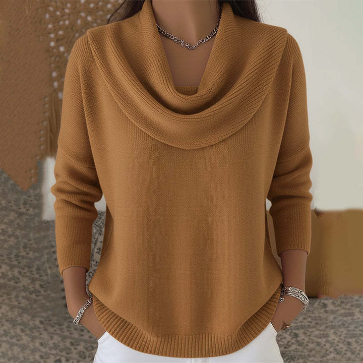 Vivienne | Cowl Neck Knit Jumper