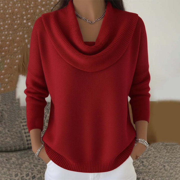 Vivienne | Cowl Neck Knit Jumper