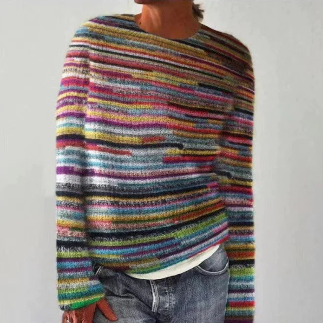 Sophie - Retro Scandinavian Knitted Sweater