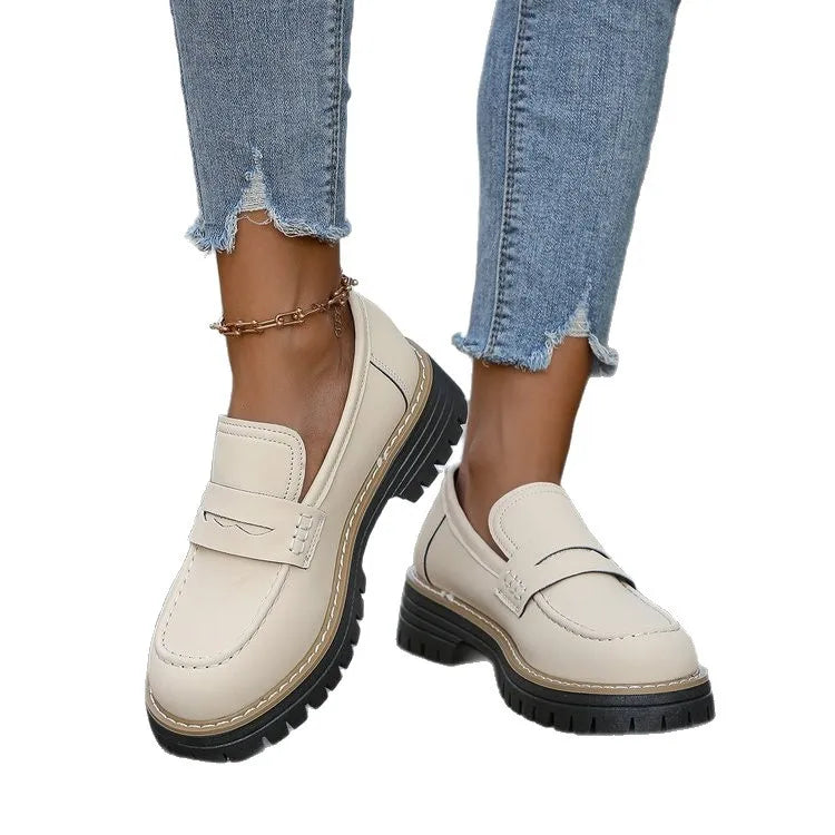 Elsa | College Style Platform Loafers