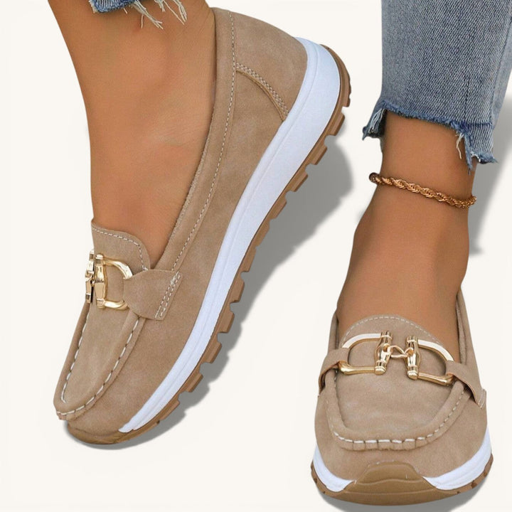 Daniela | Plateau loafers with buckle