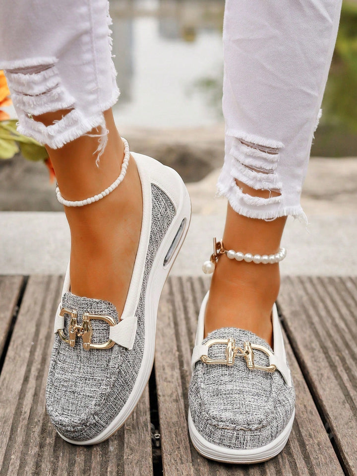 Daniela | Plateau loafers with buckle