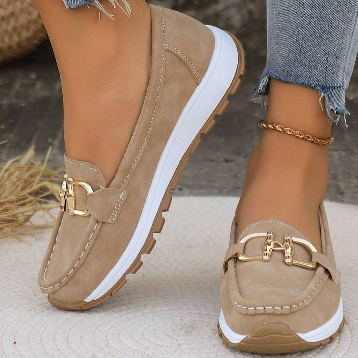 Daniela | Plateau loafers with buckle