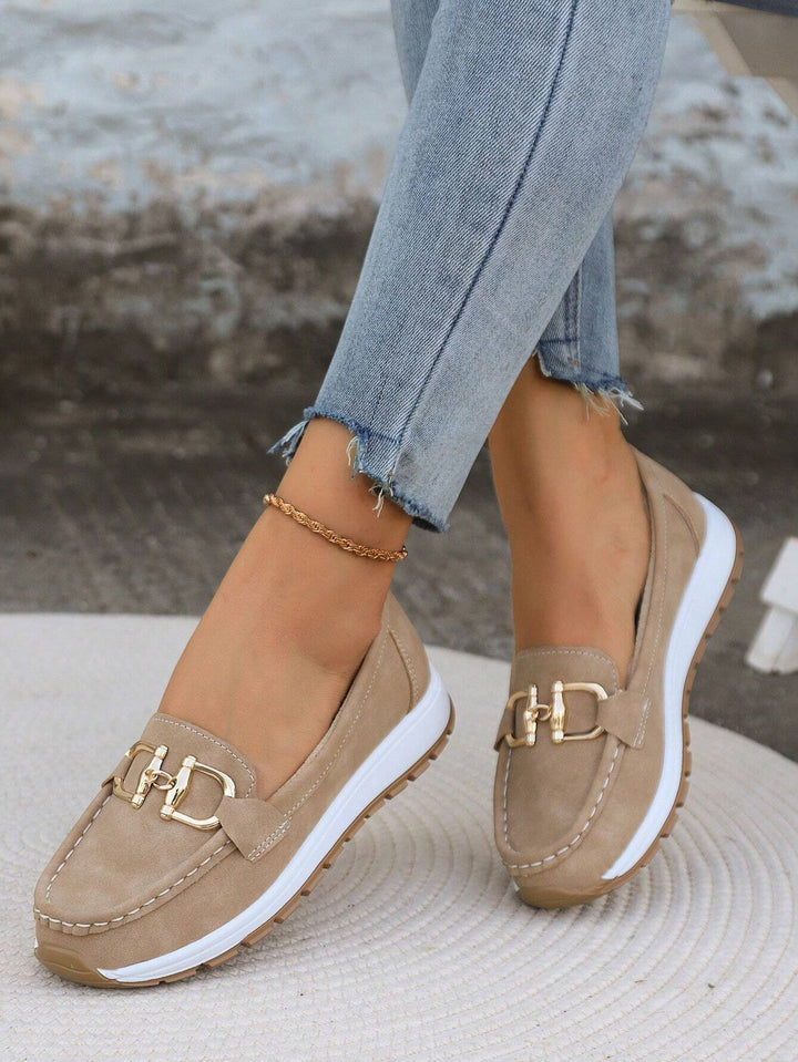 Daniela | Plateau loafers with buckle