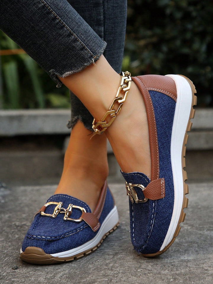 Daniela | Plateau loafers with buckle