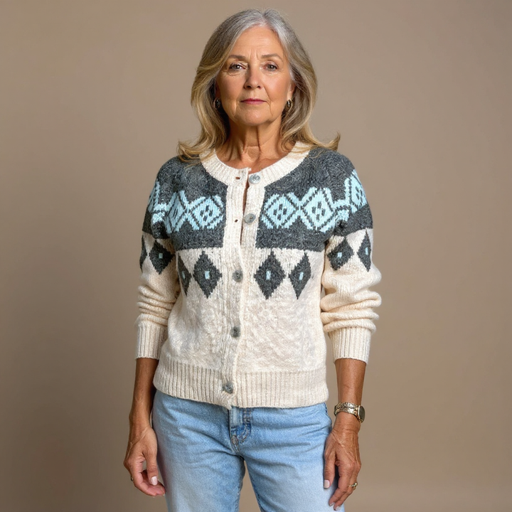 ELOISE | RETRO ICELANDIC CARDIGAN