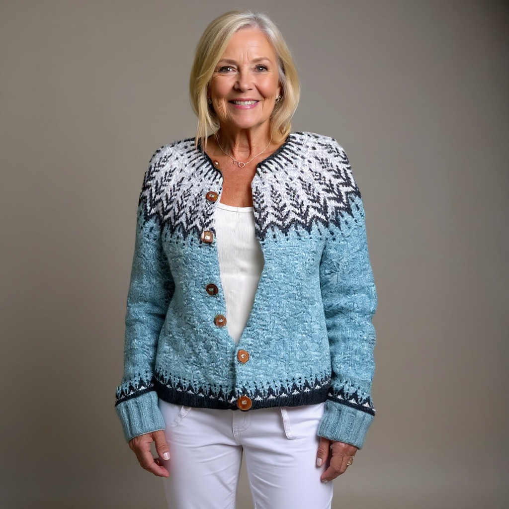 FREYA | RETRO ICELANDIC CARDIGAN