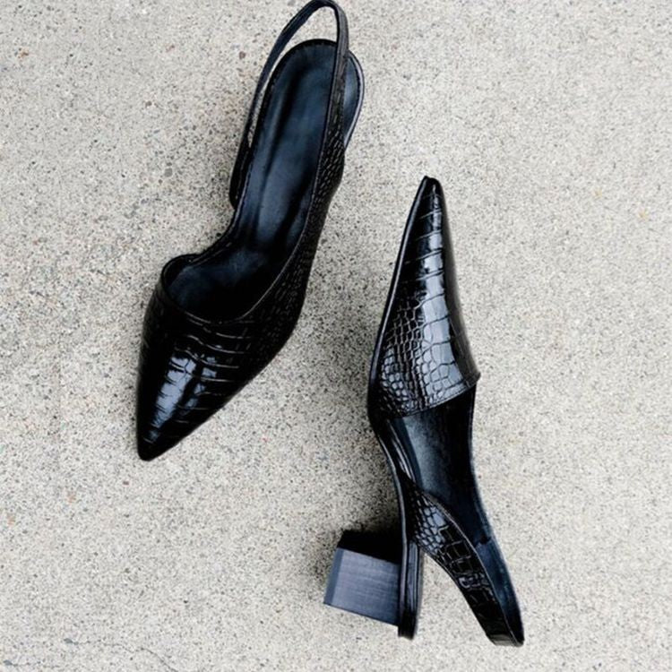 Graziella | Heeled shoes with a wide toe