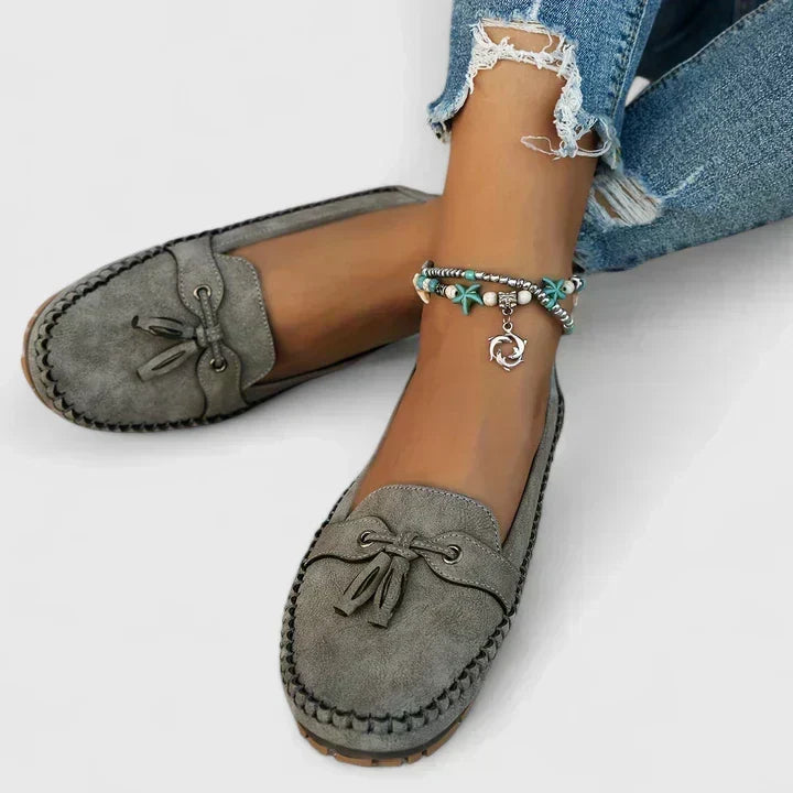 Maria | Comfortable loafers with bow