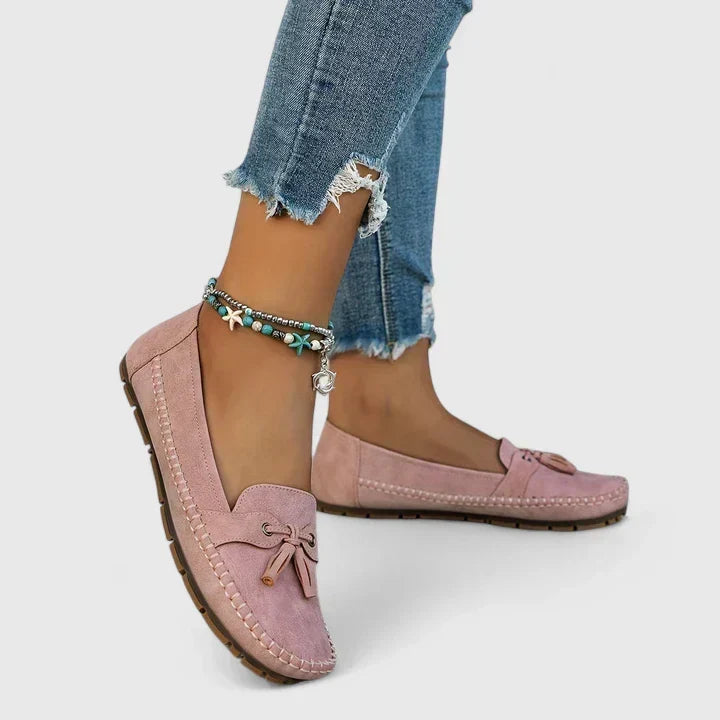 Maria | Comfortable loafers with bow