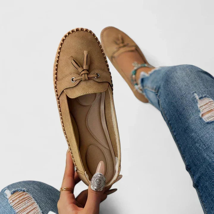 Maria | Comfortable loafers with bow